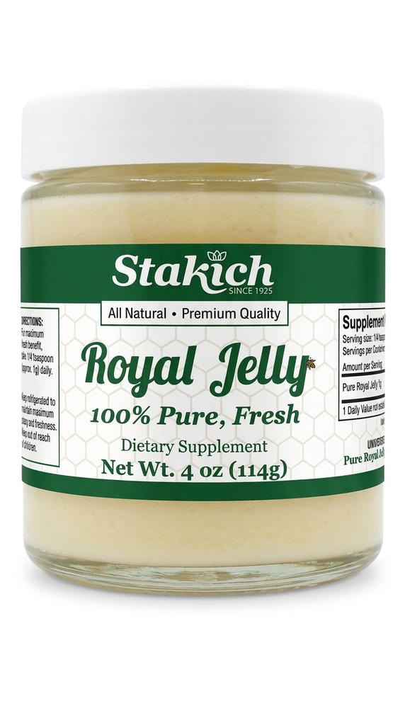 Stakich Royal Jelly Segar (4 Ounce)