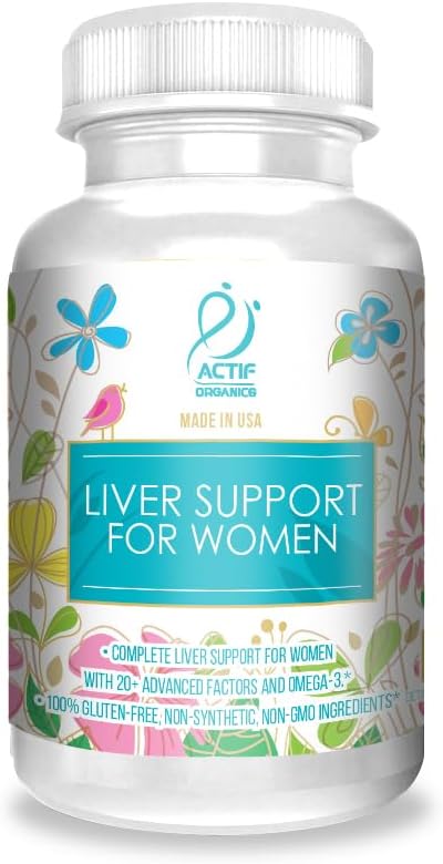 Dukungan Hati ACTIF bagi Perempuan dengan 20 + Factors Lanjutan dan Omega-3 - Non GMO, Dibuat di AS, 90 Cacah
