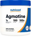 Nutricost Agmatin 100 Grams - Murni Agamine Powder 100 Pelayan (Agmatine Sulfate)
