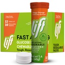 Angkat Glust Fast- Akting Glumble Chewable Energy Tablet, Orange, 10 ct Tube (Paket 12)