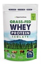 Oportuniteas Grass Fed Whey Isolate Protein Powder - Unflashored, Heavy-Metal Tested, 28g Protein, Sourced from Ireland, Hormone- Free, Non- GMO, Packaged in USA - 1lb