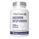 Diosmin Hesperidin 1200 mg Complex, 240 Capsules, Citrus Bioflavonoid Rich Fruit Extract, 100% Vegetarian, Non-GMO & Gluten Bebas (180 Cacah (Paket 1)