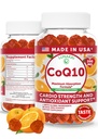 Lunakai USA Made CoQ10 Gummies for Adults - 200mg High Potency Coenzim Q10 Suplemen untuk Daily Heart, Energi & Antioksidant Dukungan untuk Perempuan & Men, Non-GMO, 60ct