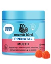 Best Nest Wellness Mama Bird Prenatal Multi Plus - Prenatal Care Supplement Brain & Digetical Health - Vegan Multivitamin with Methylfolat & More - Strawberry, 60 Gummies (30 Pelayan)