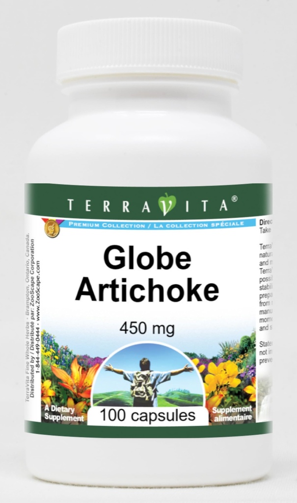 Globe Artichoke - 450 mg (100 Kapsul, ZIN: 520262)