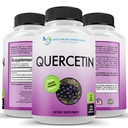 DOKTER DIPERINTAH SUPPLEMENTS Quercetin Per Serving - 120 Vevgie Kapsul, Suplemen Vitamin, 60 Hari Suppply, (Vegan and Non-GMO)