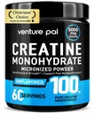 Venture Pal 100% Pure Micronized Creatine Monohydrate Powder, Creatina Monohidratada en Polvo