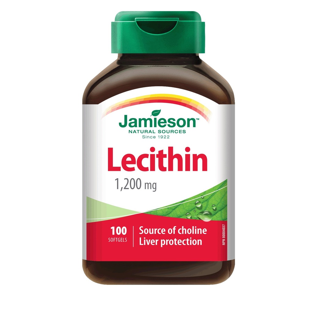 Jamieson Lecithin 1.200 mg, 100 Softgels