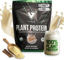 vedge Vegan Protein Powder - Tanaman Protein Powder dengan Pea, Labu & Sunflower - USDA Organik, Amino Acids, Dairy Free, Gluten Free, Soy Free, Keto, Non GMO, Smooth Texture - Cinnamon - 20 Services