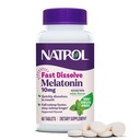 Natrol Melonatin dalam 10mg Quast Dissolve Tablet - Peppermint Flavor, 60 Count, Sleep Dukungan, Dissolve Meltonin Cepat untuk Dewasa, 60- Day Suppply