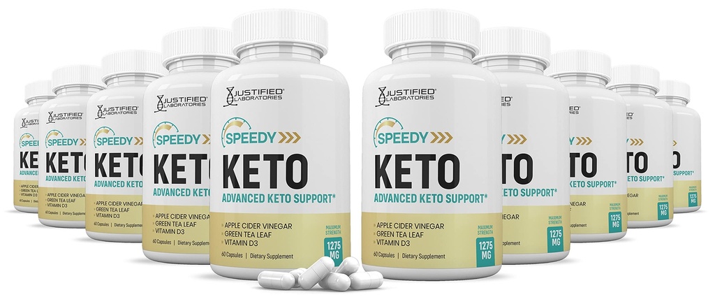 Laboratorium yang dibenarkan (10 Pack) Speedy Keto ACV Pil 1275MG Formulasikan dengan Apple Cider Vinegar Keto Dukungan Alternatif Blend ke Gummies 600 Kapsul