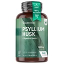 WeightWorld Psyllium Husk Capsules 1500mg Per Serving, 240 Vegan Capsules - 4 Bulan Suply - untuk Kesehatan Digetical - Daily Psyllium Husk Fiber Suplement - Non-GMO, GMP- Disahkan, & Allergen- Free