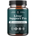 Tambahan Dukungan Pro Liver - 2X Lebih Efektif dari Milk Thistle - Advanced Liver Health Supplement With Clinically Test 4' Liver Cleanse Detox & Repair Dupport - 60 Count (Pack of 1)
