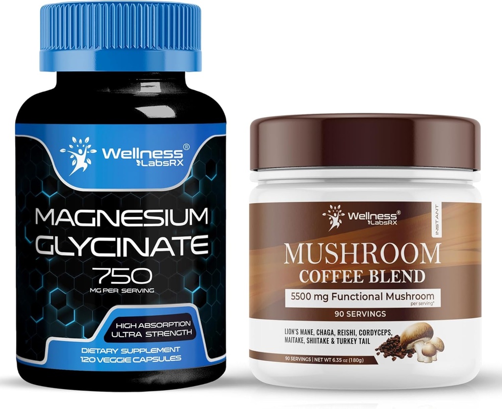 WELLNESS LABSRX Magnesium Glycinate Capsules 750mg