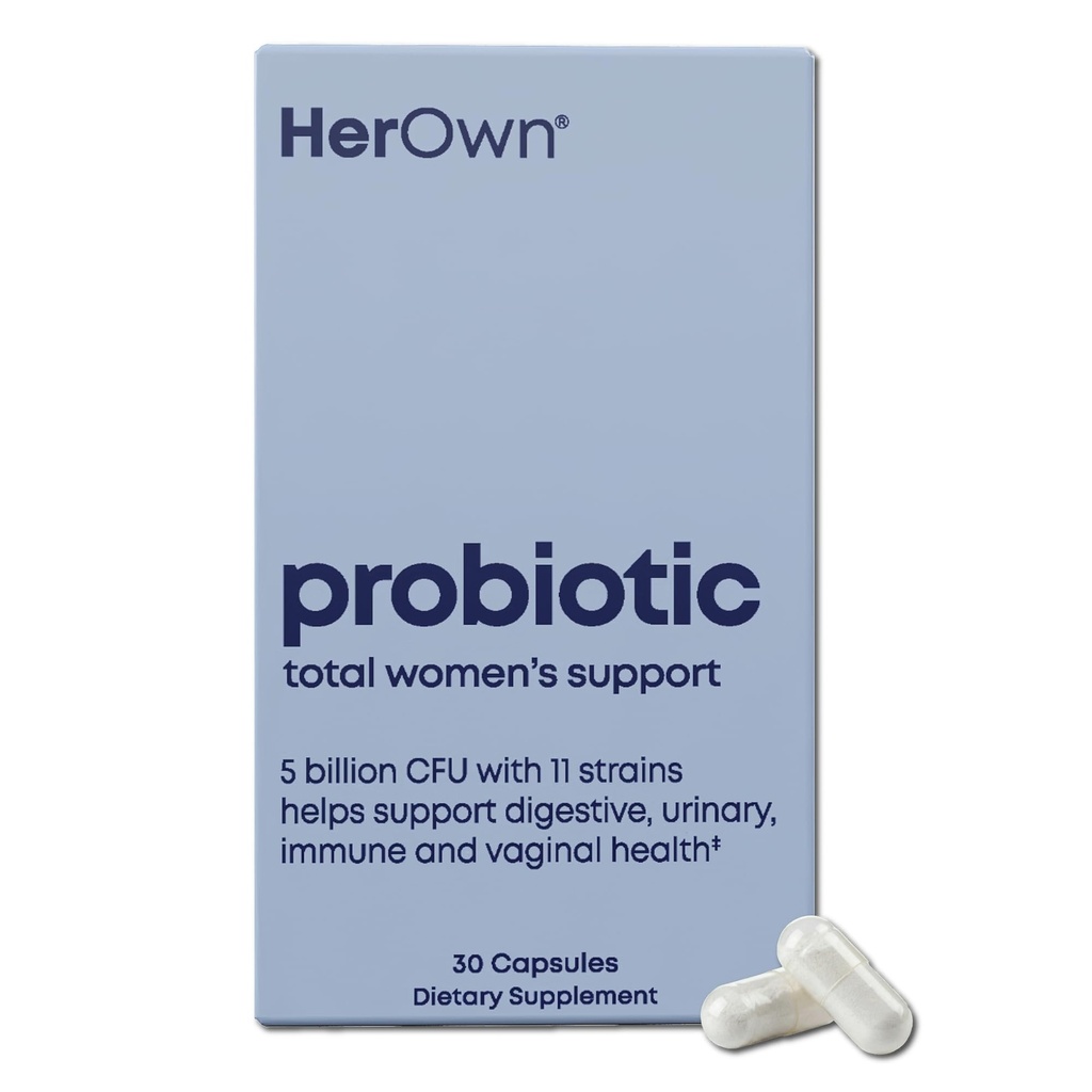 Probilitasnya sendiri untuk Perempuan, 5 Milyar CFUs dengan Pregities, Menyediakan Kesukaan, 11 Strains, Gluten dan Soy Free, Vegan, Non- GMO, 30 Kasules, 30 Pelayan
