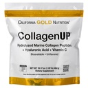 California Gold Nutrition CollagenUP ®, Kolago Marinir Hydrolyzed Peptides dengan Acid Hyaluronic dan Vitamin C, Unfeared, 1.02 lb (464 g)