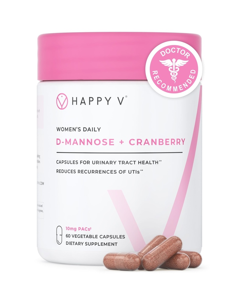 Dr. Formulated D-Mannose dengan Cranberry Pill for Women Cranberry untuk infeksi Trakta Uriner & D Mannose Powder untuk Pencegahan Infeksi UTI UTI, Bladder & Urinary Tract Health & Harmony