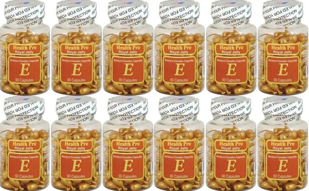 NU-Health Royal Jelly Vitamin E Moilect Complex (90 Capsules) - 24 Pack