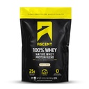 Ascent 100% Whiy Protein Powder - Post Workout Whey Protein Isolate, Zero Artificial Flavors & Sweeteners, Soy & Gluten Free, 5.5g BCAA, 2.6g Leucine, Esparous Acids, Vanilla Bean 2 lb