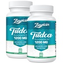 Suplemen TUDCA 1200mg - 120 Veggie Capsules, Suplemen TudCA Bile Salts yang kuat untuk Liver, Dibuffic
