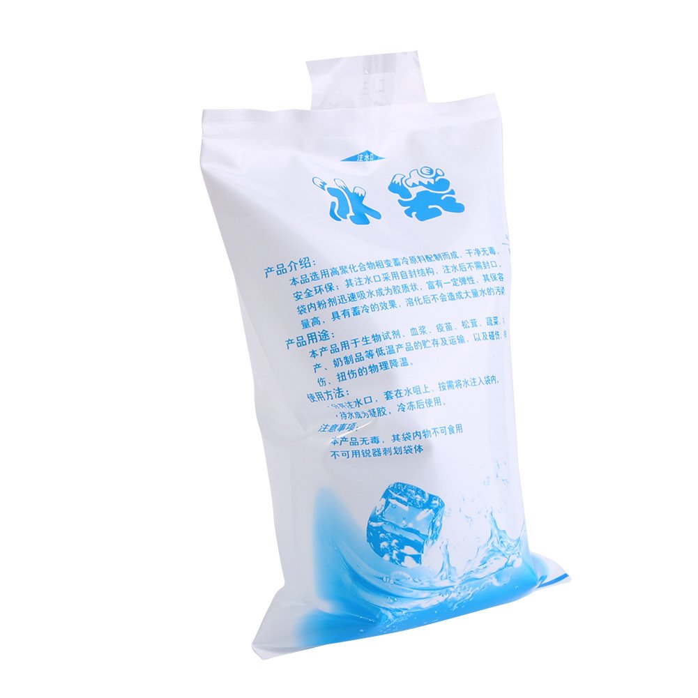 Ice Pack Dingin Gel untuk Cooler Set, Slim and Flexible Freezer Packs Ice Packs untuk Ice Bags Dapat Dipakai Makan Siang untuk Pengiriman Makanan Frozen dan Injuries (200ml)