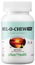 Maxi Health Melonaciin 1mg Cheable - Sleep help Melonatin to Encourage Natural Sleep - Non-Habit Forming Suplemen dengan Enzymax for Fast- Acting Support Kosher (200 Units)
