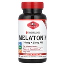 Olympian Labs Melonatin 10mg Time Release with Vitamin B6 - Maximum Strength Tablet - Drug-Free, Supports Restful Sleep, Nighttime Sleep Aid - 60 Vegan Tablet (60 Servings)