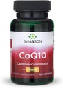 Swanson CoQ10 - Dukungan Antioksidan Energi - Koenzim Q10 Tambahan - (100 Softgels, 100mg Masing-masing)