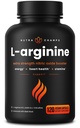 NutraChamps L-Arginine Tambahan 10000mg + L-Citrulline 250mg & Beet Root - Nitric Oxide Booster untuk Heart Health & Stamina - Ekstra Kekuatan Amino Acid Complex - 120 Vegan Capsules