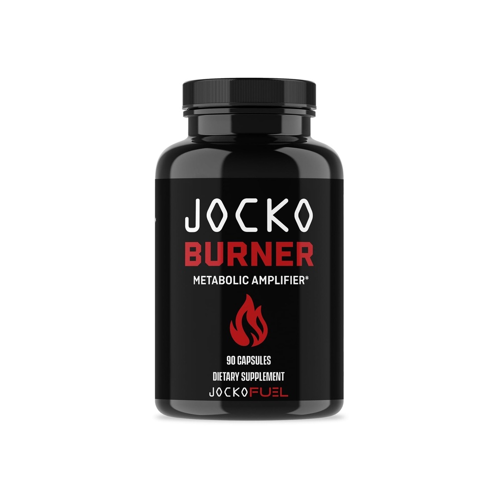 Jocko Burner Bahan Bakar Bahan Bakar untuk Pria & Perempuan - Perabot Kesehatan Mendukung Tambahan, Membantu Regulat Appetit, & Metabolisme Booster - Mendukung Metabolisme Kesehatan & Meningkatkan Termogenesis 90 Count (Persediaan Hari 30)
