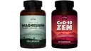 Natural Rhythm Cardio Calm Bundle - Triple Calm Magnesium 150mg, 120 Capsules + CoQ10- ZEN (Coenzim Q10 + L- Carnitine + L- Theanine), 30 Capsules