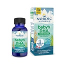 Nordic Averals Baby 's DHA Vegetarian, Unhafedored - 1050 mg Plant - Based Omega-3 - 1 oz - Pasokan Pembangunan Otak & Vision dalam Bayi - Non-GMO, Vegan - 15 Servings