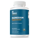 Dr. Tobias Magnesium Bisglycinate, Absorpsi Tinggi Magnesium Buffered Chelate Complex, 200 mg per Capsule, Supports Energy, Muscle, Bone & Joint Health, None-GMO Magnesium Suplemen, 120 Capsules