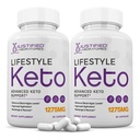 Laboratorium Berhak (2 Pack Keto Pill 1275MG Baru & Impressed Formula Berisi Apel Cider Tambahan Poundder Zaitun Hijau Teh Katup 120 Capsules