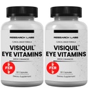Research Labs Eye Vitamin Enhanced Absorestion AREDS 2 plus Formula 20 mg Lutein, 10mg Esxanthin, Bilberry, Eyebright, Zinc, ALA, Quercetin & Other Proven Ingredices to Fight Eye Progredims