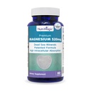 520mg Patented High Absorpsi Elemental Magnesium dari Oxide, Kompleks Mineral Laut Mati (1 Botol, Persediaan Bulan 2 (60)