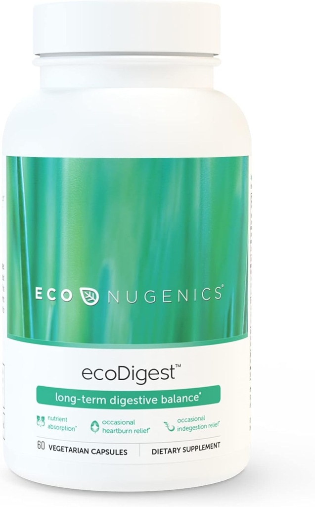 Suplemen Kesehatan Terdistribusi EkoNugenik - 60 Kapsul - Dukungan Digeti- Herbs, Jamur Obat & Enzymes