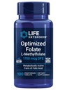 Ekstensi Hidup Teroptimasi Mengabaikan - L-methylfolat - Dukungan Hati & Otak, Tingkat Homocysteine Sehat - Non-GMO, Gluten- Bebas, Vegetarian - 1700 mcg DFE, 100 tablet Vegetarian