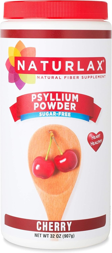 Cherry Flavared Psyllium Husk, Sugar-Free (32 oz)