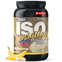 Isolat Whiy Protein Ultimate dengan Kompleks Glutamine, ISO Sensation 93 - Whiy Protein Pounder dengan Colostrum Ditambahkan Untuk Pemulihan Dienhanced, Immunitas & Gut Kesehatan - Pisang, 2lbs