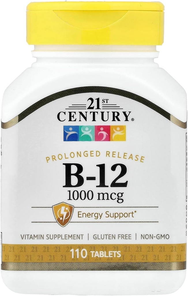 21 abad B 12 1000 mcg Pelepasan Tablets, 110 Cacah
