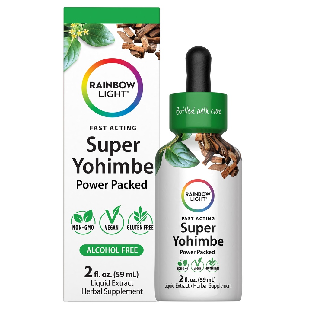 Pelangi Yohimbe Extract Suplement untuk Pria dan Wanita: 124; 2 Fl Oz 124;