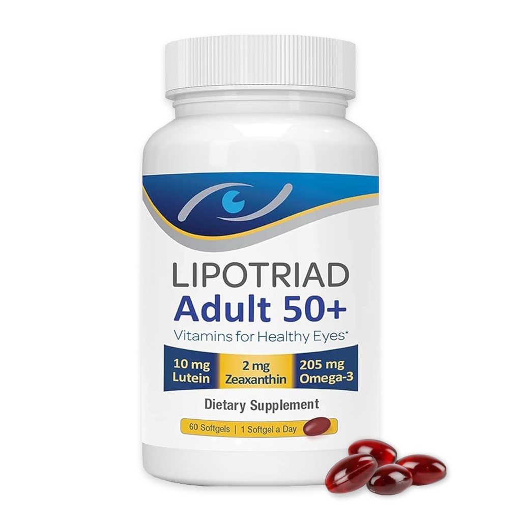 Eye Vitamin and Mineral Suplemen dengan Zinc, Vitamin C & E, Omega 3, Lutein & Informxanthin - 60 Count