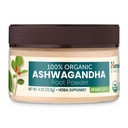 Hiplaya Organic Ashwagandha Powder, 45 Hari Suply - Herbal Adrenal Dukungan Stress Relief, Energy and Occational Sleeplaness - USDA Organik, Non- GMO, Vegan, Gluten Free, Flavorless 4 oz