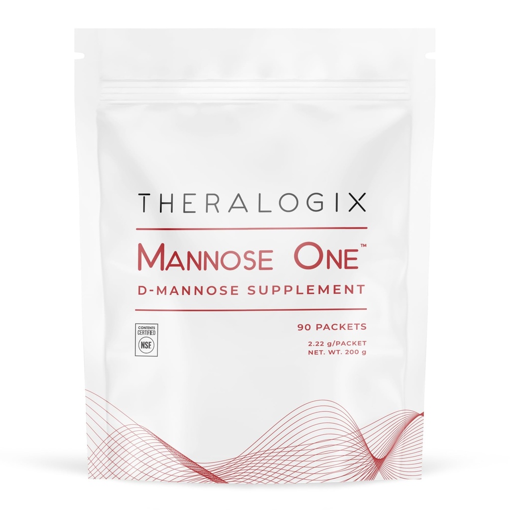 Mannose 1 D-Mannose Powder - 90-Day Supply - Mendukung Kesehatan Trakte Uriner dengan 2,000 mg D-Mannose * - NSF Sertifikasi - 90 Paket