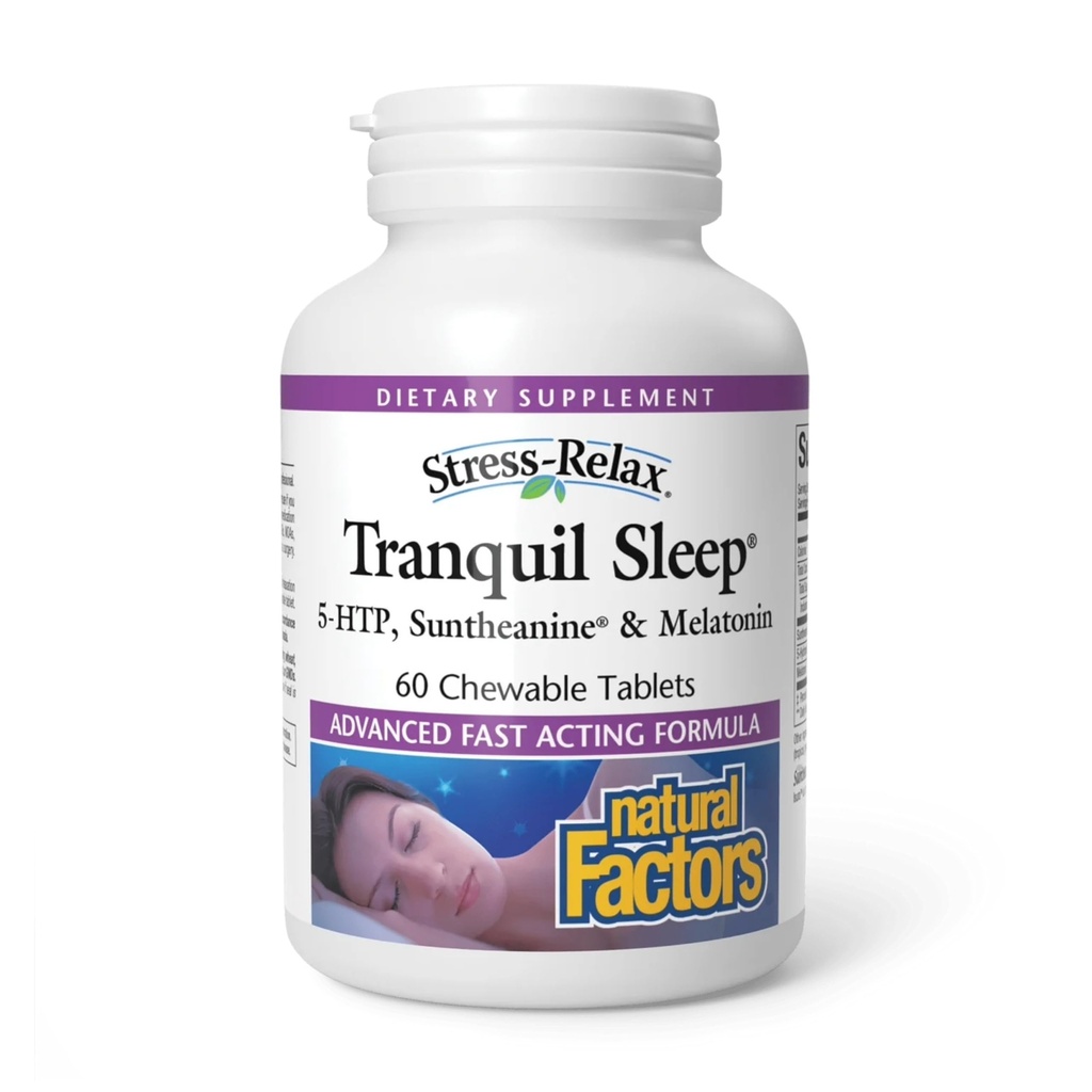 Faktor Alami - Stress- Relax Tranquil Tidur - 60 Tablet Chewable