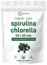 Mikro Ingredients Organik Spirulina Chlorella Mini Tablet, 2.500 Tablet (8 Bulan Suply)