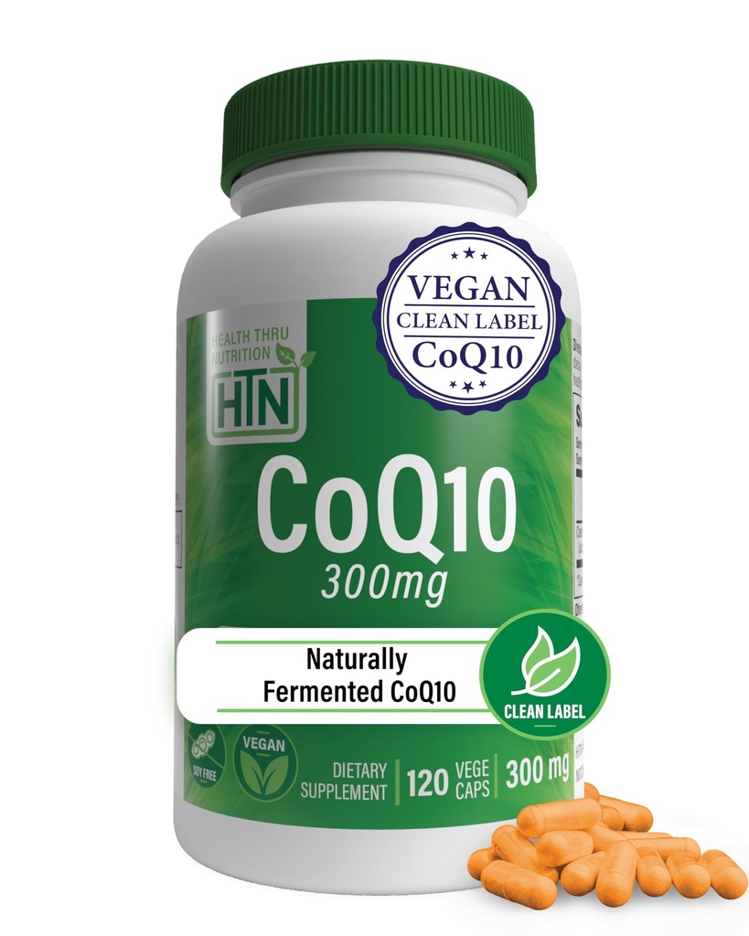 Health Thru Nutrition CoQ-10 300mg - 120 Capsules = 124;
