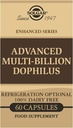 Solgar Advanced Multi- Milyar Dophilus, 60 Vegetable Capsules - Support Healthy Intestinal Flora - 5 Milyar Mikroorganisme Per Serving - Gluten, Dairy, Laktosa & Milk