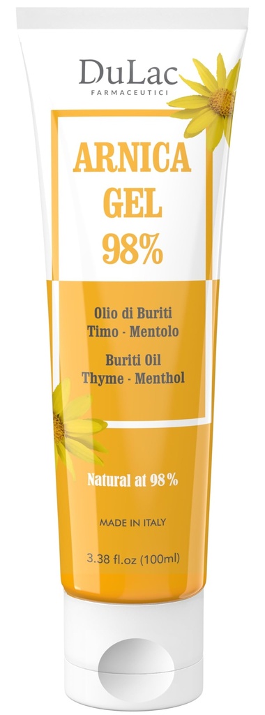 Dulfic - Arnica Gel for Bruising and Swealling 3.38 Fl Oz, 98% Arnica Montana Cream Energy Kekuatan Extra untuk Muscle and Joint Relief, Non-Grease, Natural Formula, Cool Effect, Alkohol Bebas